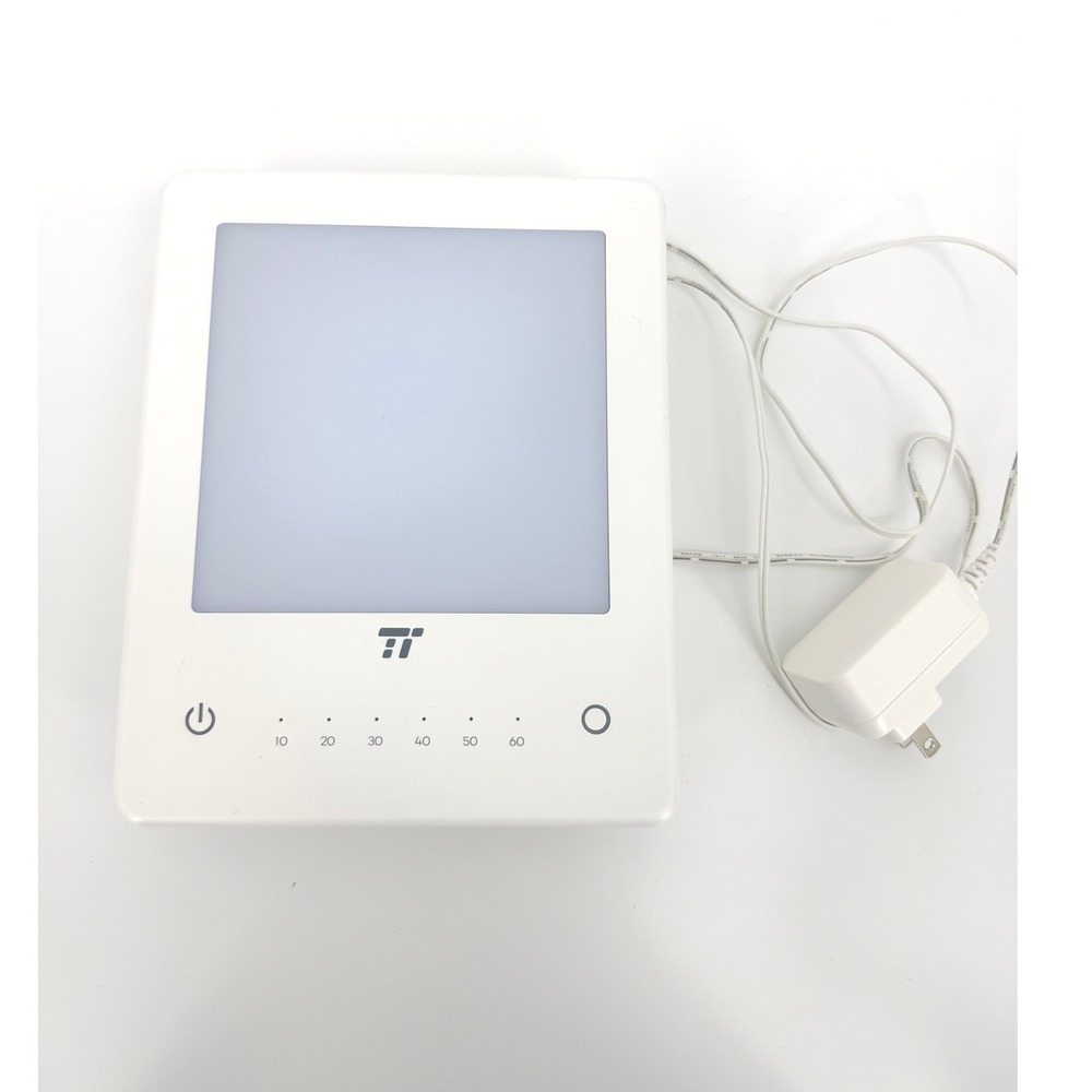 TaoTronics Light Therapy Lamp TT-CL011 White UV-Free 10000 Lux‎ Timer Sun Lamp
